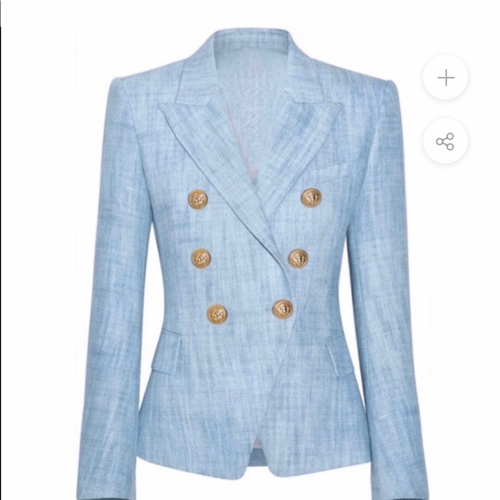 Blue Blazer - Gold Buttons
